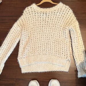 Cozy Cream Knit Sweater